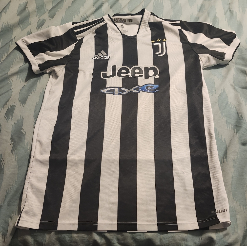 JUVENTUS FC 2021-22 ADIDAS HOME SOCCER JERSEY Men's‎ Size Medium